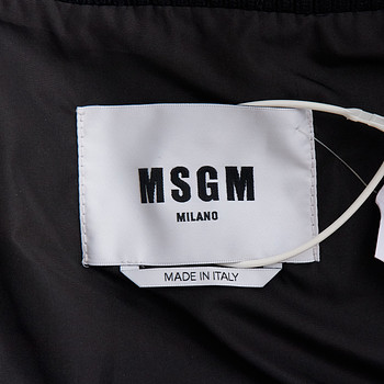 бирка Пуховик MSGM
