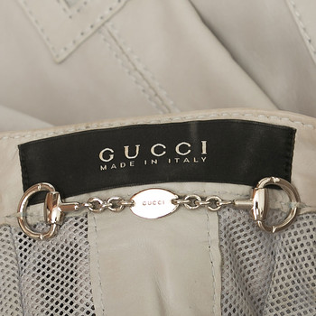 бирка Куртка кожаная Gucci