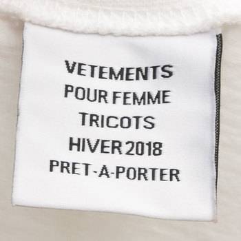 бирка Футболка Vetements