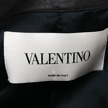 бирка Кожаная куртка Valentino
