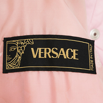 бирка Куртка кожаная Versace