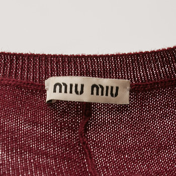 бирка Свитер Miu Miu
