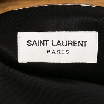 бирка Кожаная куртка Yves Saint Laurent
