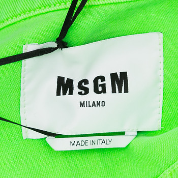 бирка Куртка джинсовая MSGM
