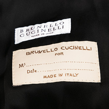 бирка Костюм Brunello Cucinelli