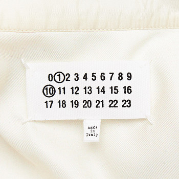 бирка Рубашка Maison Martin Margiela