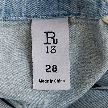 бирка Джинсы R13
