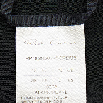 бирка Платье Rick Owens