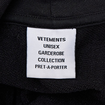 бирка Худи Vetements