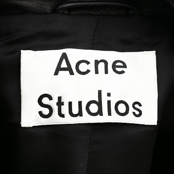 бирка Кожаная куртка Acne Studios