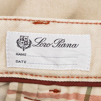 бирка Джинсы Loro Piana