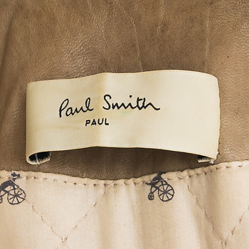 бирка Куртка кожаная Paul by Paul Smith