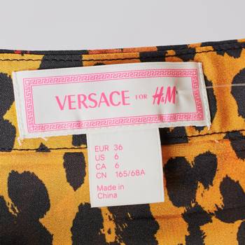 бирка Юбка H&M x Versace