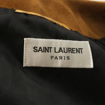 бирка Кожаная куртка Saint Laurent