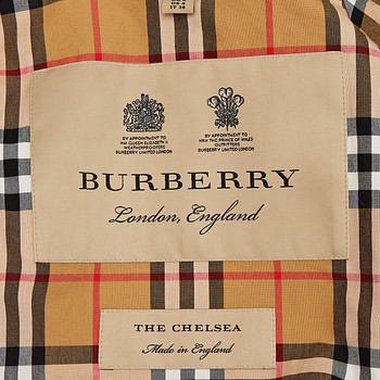 бирка Тренч Burberry
