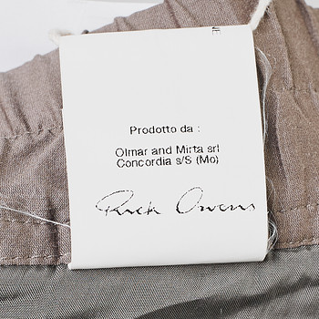 бирка Юбка Rick Owens