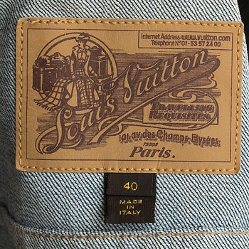 бирка Куртка джинсовая Louis Vuitton