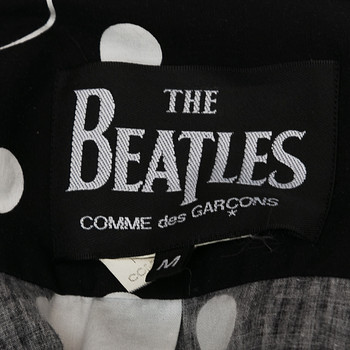бирка Рубашка The Beatles x Comme des Garcons