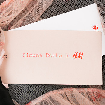 бирка Топ H&M х Simone Rocha