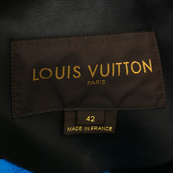 бирка Куртка кожаная Louis Vuitton