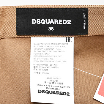 бирка Юбка Dsquared2