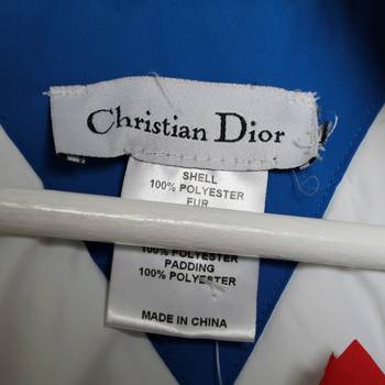 бирка Пуховик Christian Dior