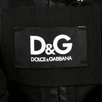 бирка Куртка кожаная D&G
