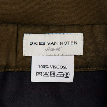 бирка Костюм Dries Van Noten