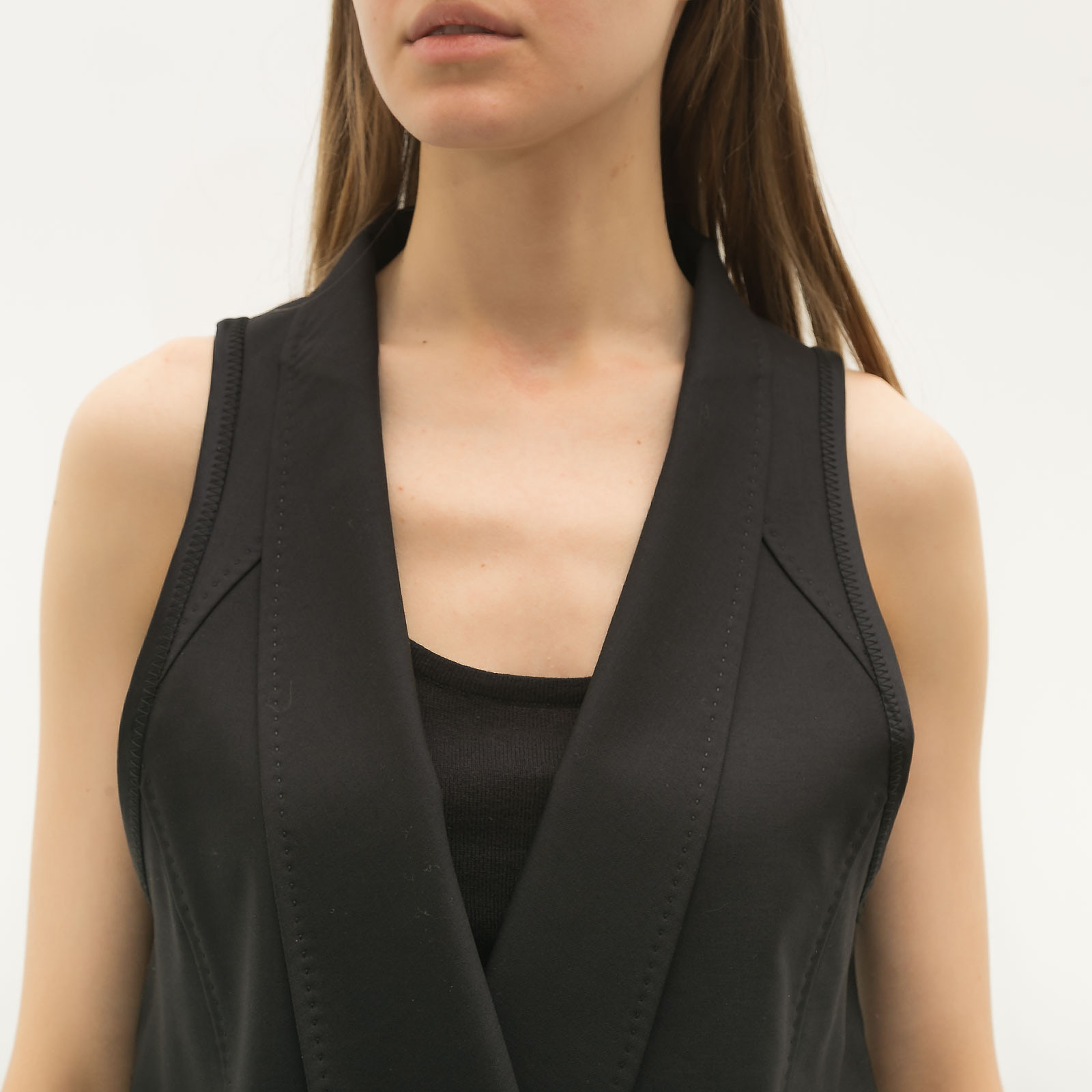 Жилет черного цвета Proenza Schouler - фото из каталога магазина брендовой одежды Second Friend Store Жилет Proenza Schouler - купить оригинал в секонд-хенде SFS - 4