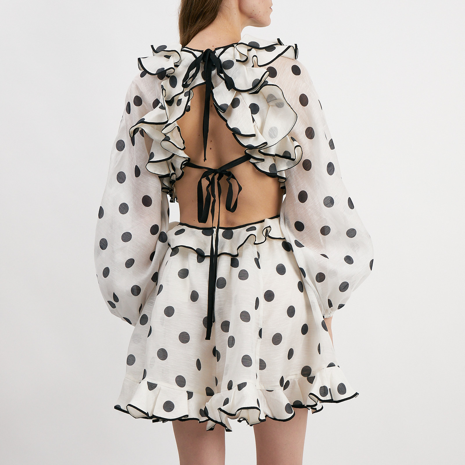 Платье белого цвета Zimmermann - фото из каталога магазина брендовой одежды Second Friend Store Платье Zimmermann - купить оригинал в секонд-хенде SFS - 3