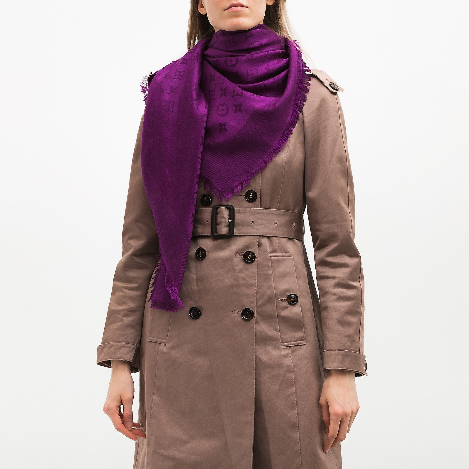Шарф Louis Vuitton - купить оригинал в секонд-хенде SFS - 2