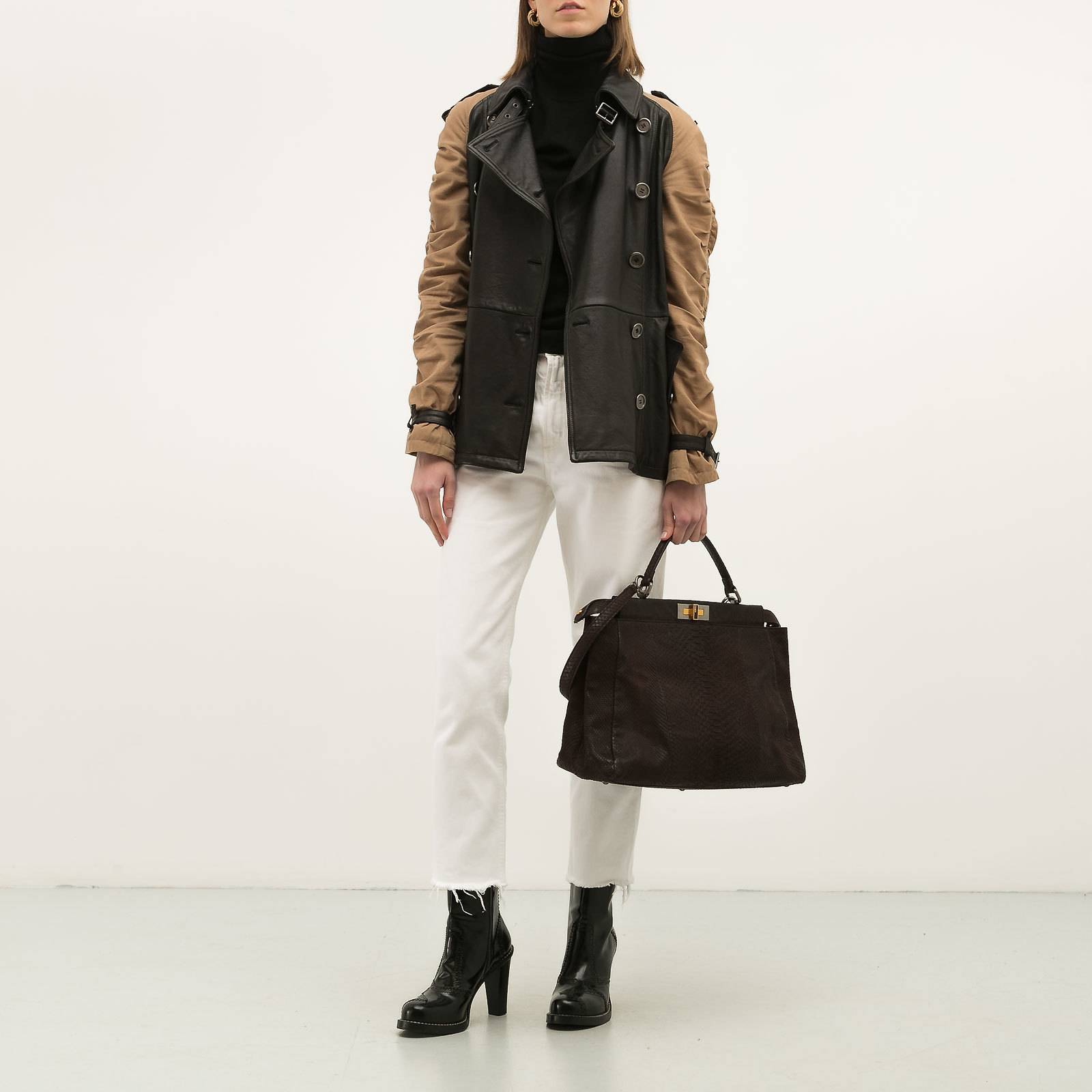 Кожаная куртка Burberry Brit - купить оригинал в секонд-хенде SFS - 2