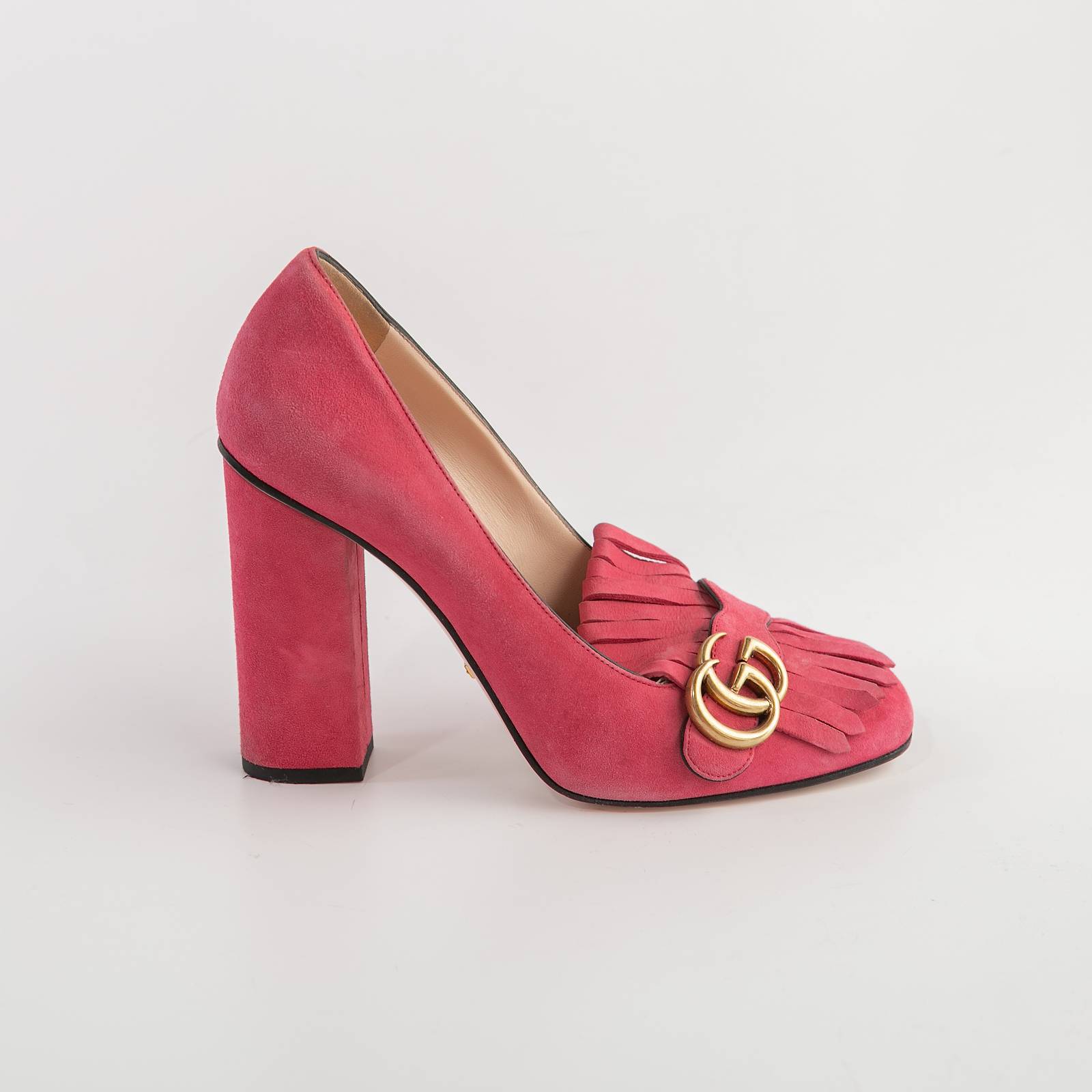 Туфли розового цвета Gucci - фото из каталога магазина брендовой одежды Second Friend Store Туфли Gucci - купить оригинал в секонд-хенде SFS - 1