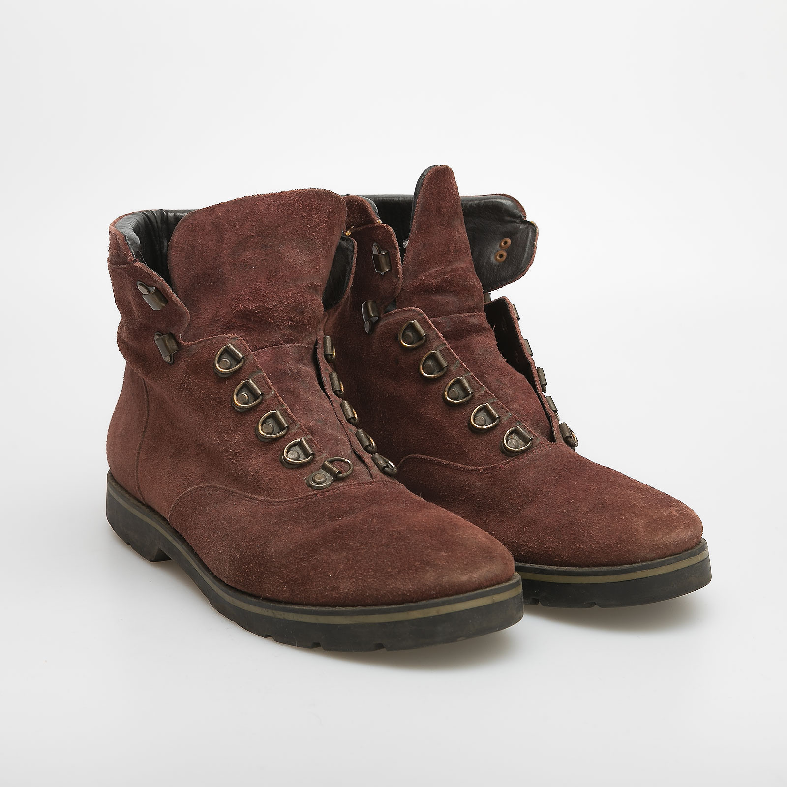 Ботинки бордового цвета Opening Ceremony - фото из каталога магазина брендовой одежды Second Friend Store Ботинки Opening Ceremony - купить оригинал в секонд-хенде SFS - 2