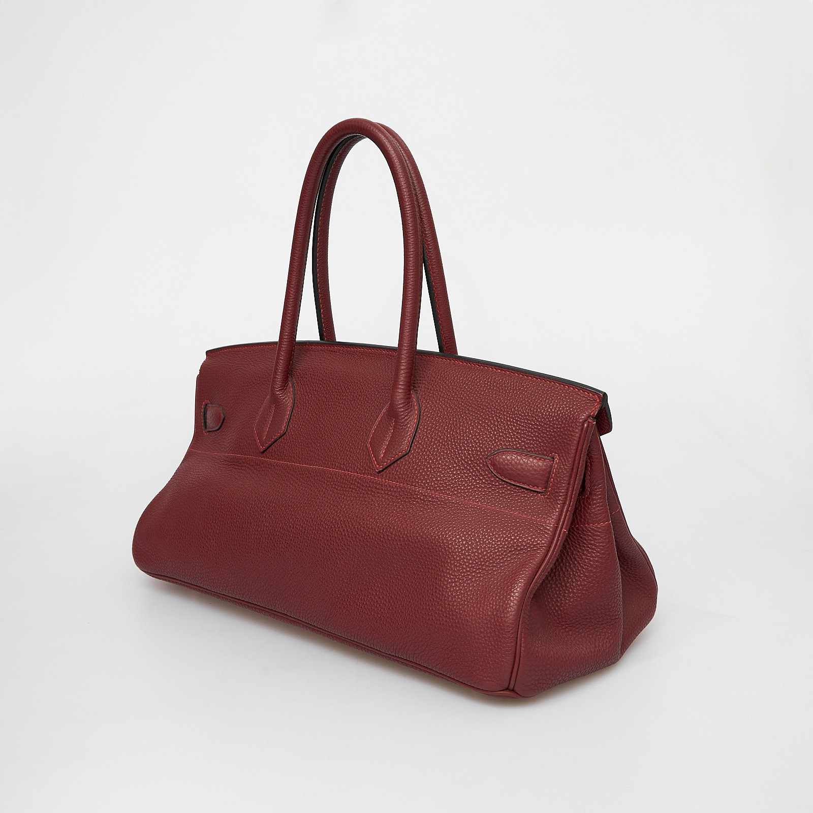 Сумка  бордового цвета Hermes - фото из каталога магазина брендовой одежды Second Friend Store Сумка Hermes - купить оригинал в секонд-хенде SFS - 3