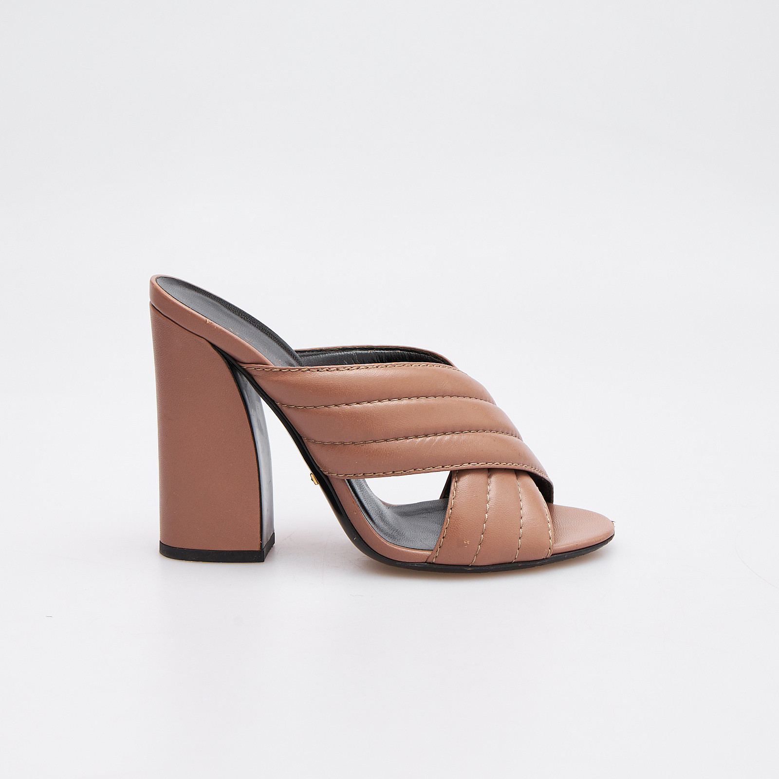 Мюли коричневого цвета Gucci - фото из каталога магазина брендовой одежды Second Friend Store Мюли Gucci - купить оригинал в секонд-хенде SFS - 1