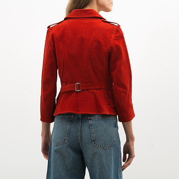 Куртка кожаная Alexander McQueen