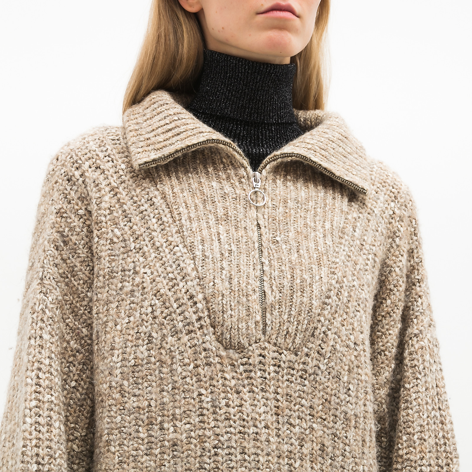 Джемпер бежевого цвета Isabel Marant Etoile - фото из каталога магазина брендовой одежды Second Friend Store Джемпер Isabel Marant Etoile - купить оригинал в секонд-хенде SFS - 4