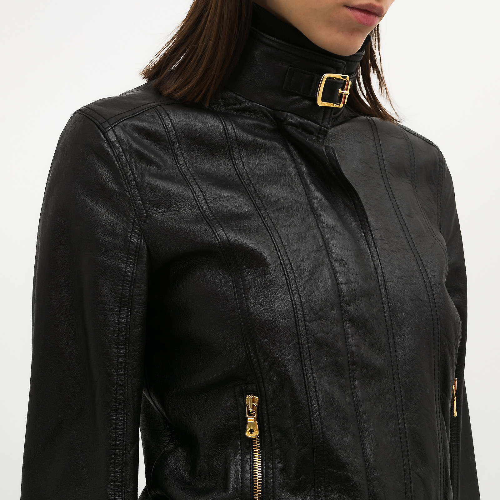 Куртка кожаная Dolce&Gabbana - купить оригинал в секонд-хенде SFS