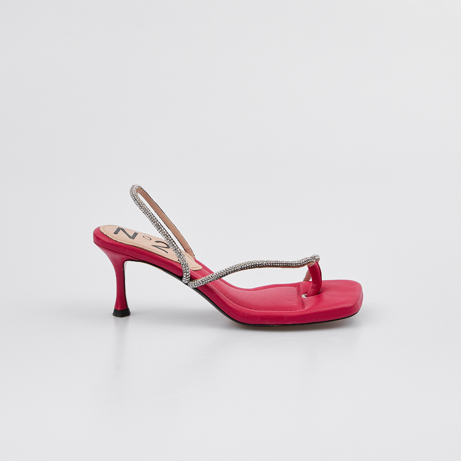 Босоножки розового цвета N21 - фото из каталога магазина брендовой одежды Second Friend Store Босоножки N21 - купить оригинал в секонд-хенде SFS - 1