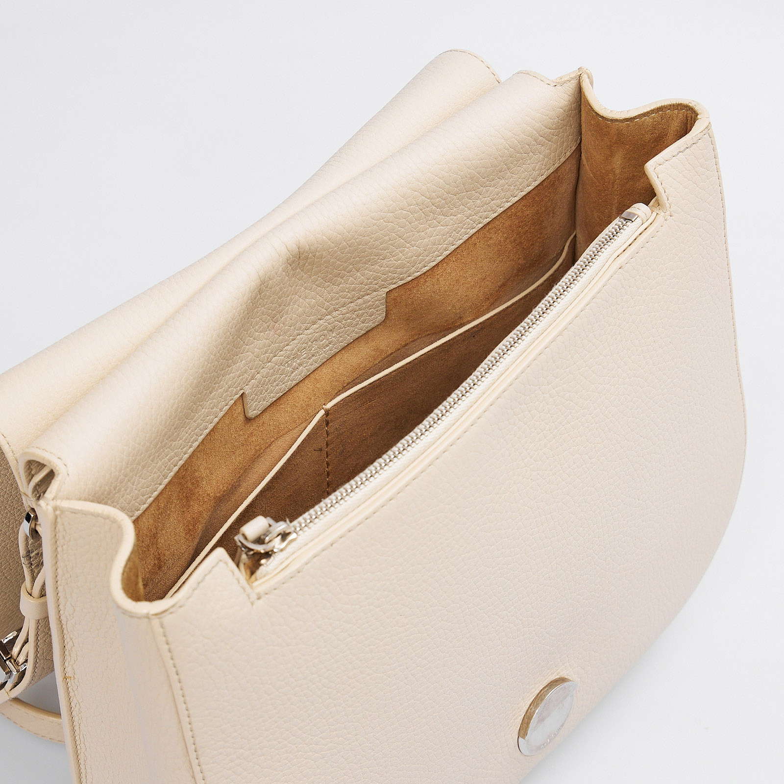 Сумка белого цвета The Row - фото из каталога магазина брендовой одежды Second Friend Store Сумка The Row - купить оригинал в секонд-хенде SFS - 8