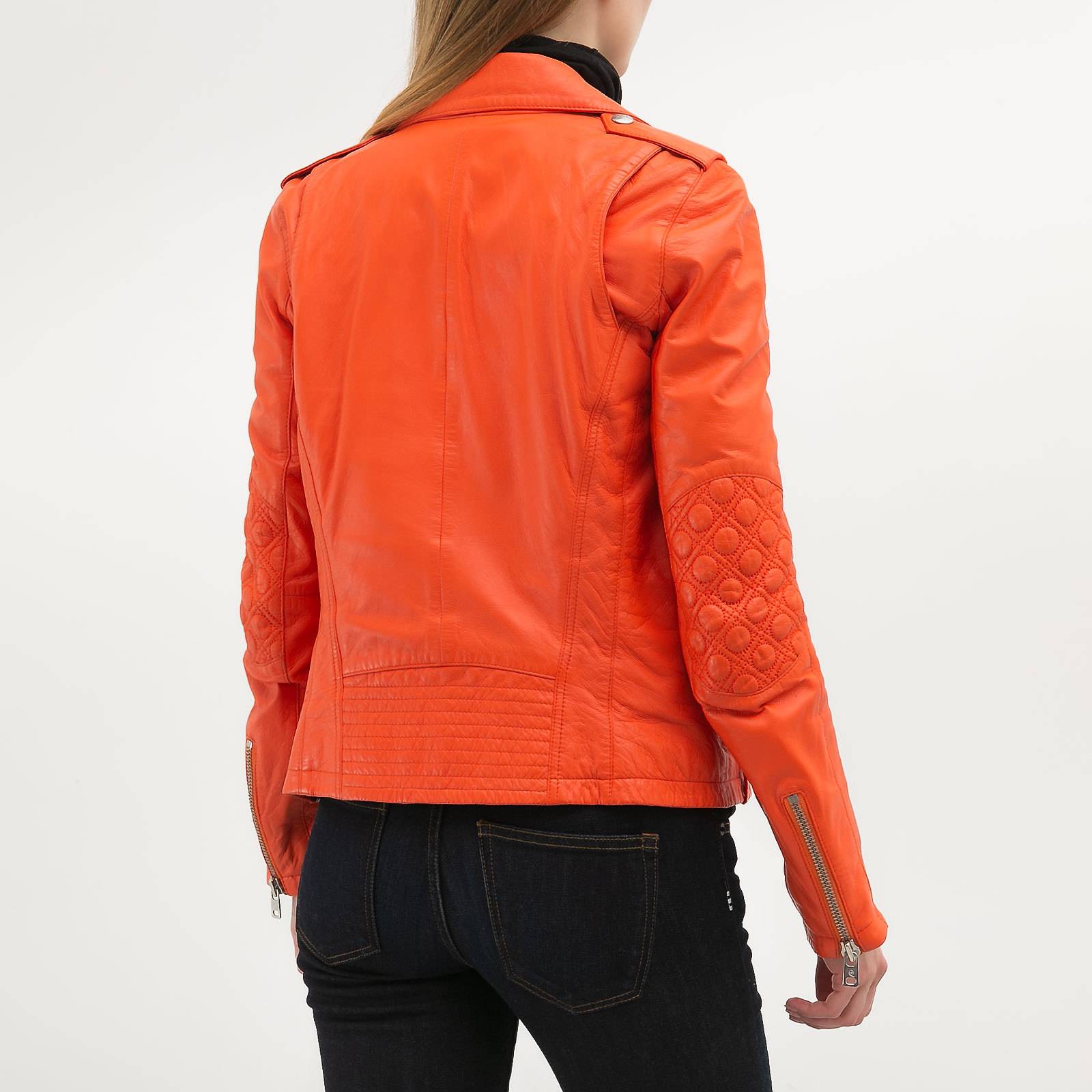 Кожаная куртка McQ by Alexander McQueen - купить оригинал в секонд-хенде SFS - 3