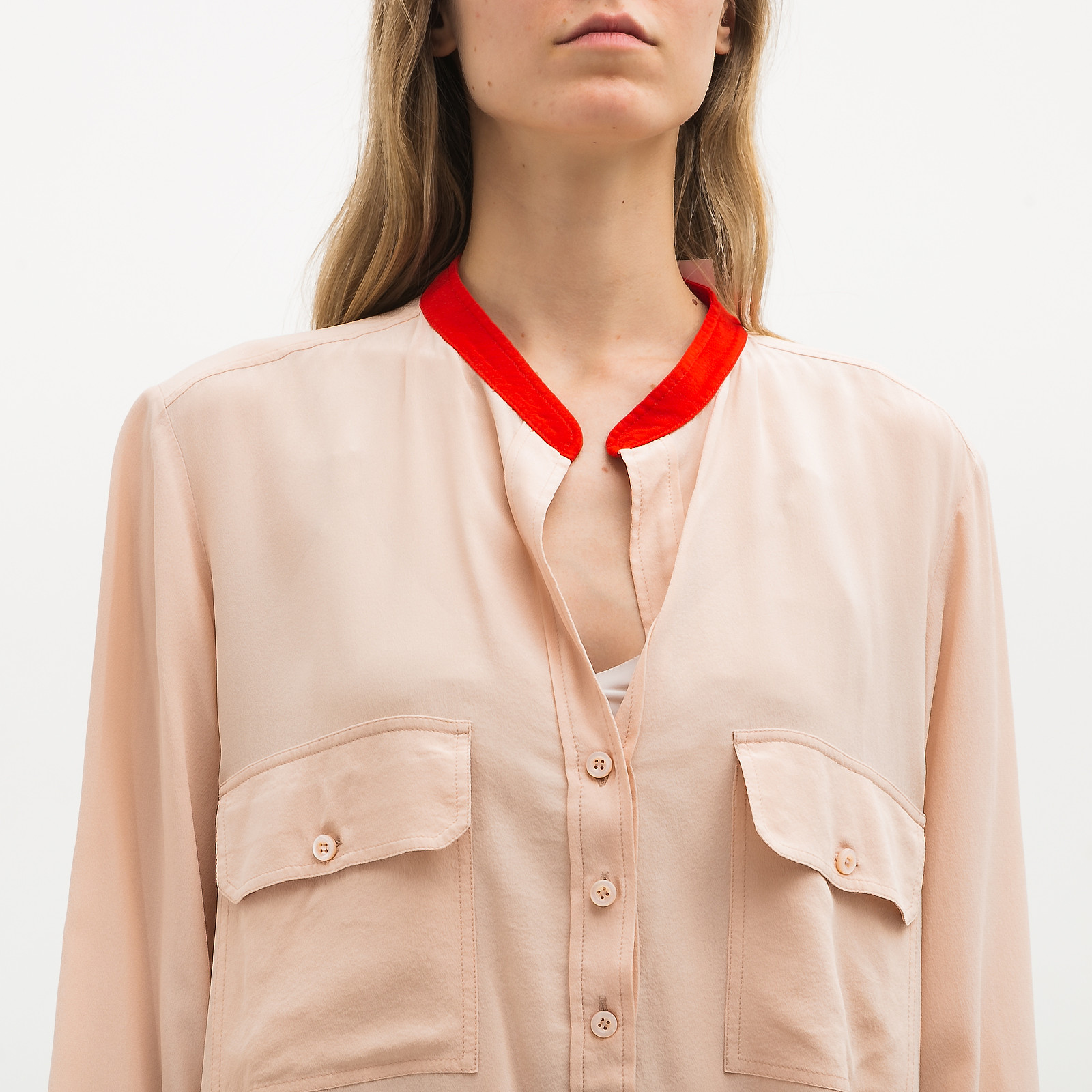 Блуза бежевого цвета Stella McCartney - фото из каталога магазина брендовой одежды Second Friend Store Блуза Stella McCartney - купить оригинал в секонд-хенде SFS - 4