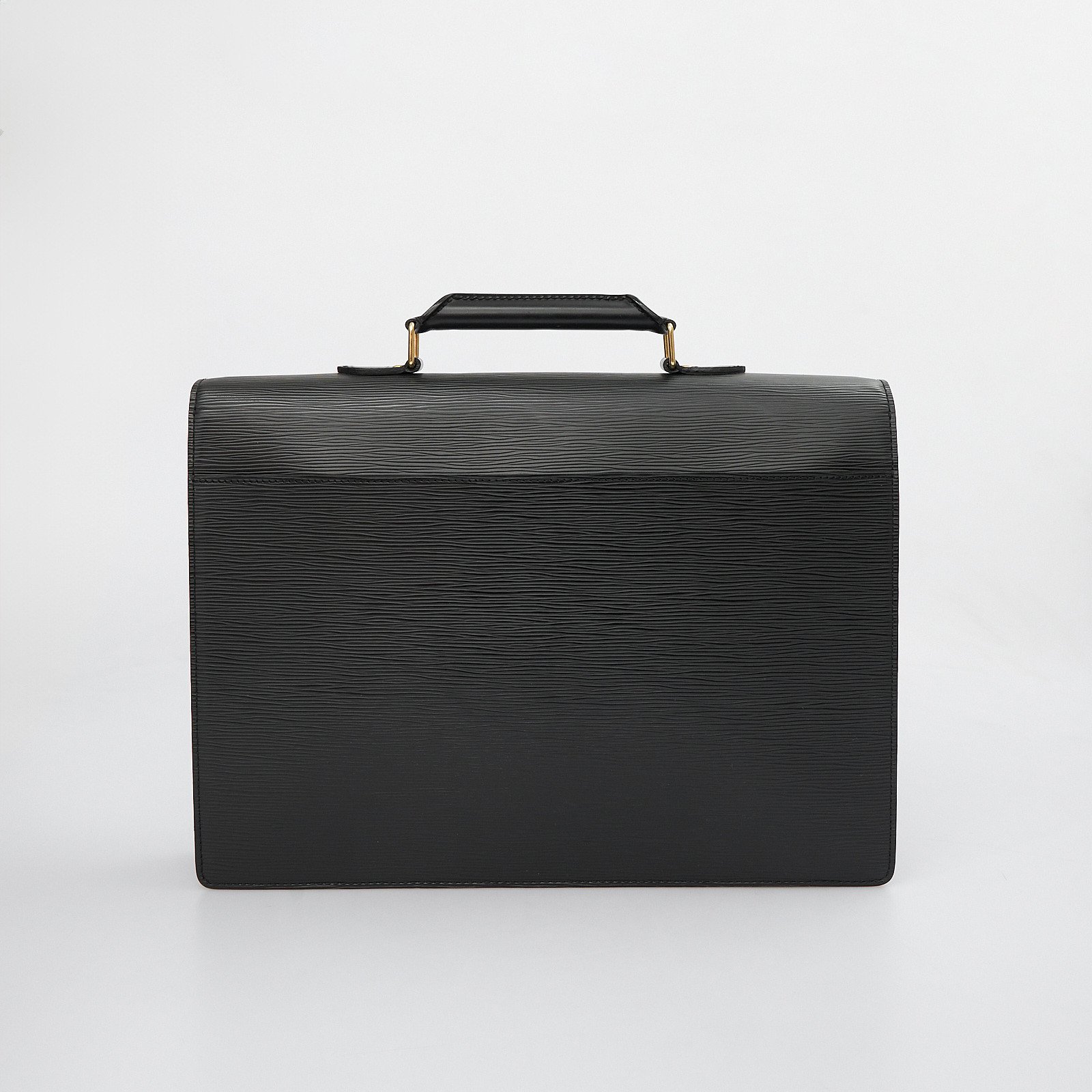 Портфель черного цвета Louis Vuitton - фото из каталога магазина брендовой одежды Second Friend Store Портфель Louis Vuitton - купить оригинал в секонд-хенде SFS - 4