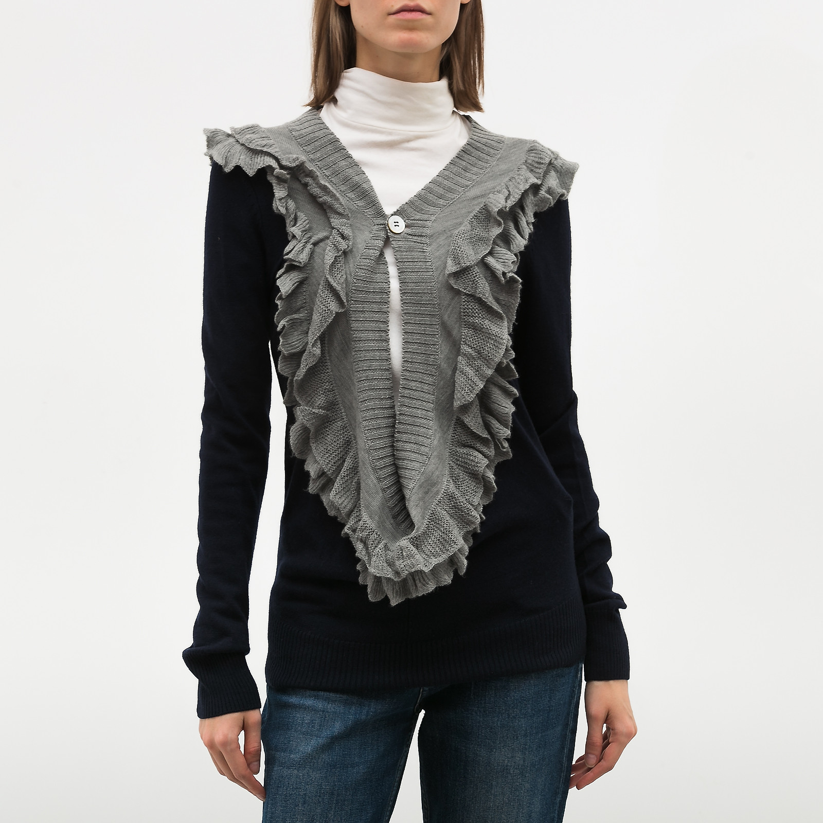 Джемпер  черного цвета Junya Watanabe - фото из каталога магазина брендовой одежды Second Friend Store Джемпер Junya Watanabe - купить оригинал в секонд-хенде SFS - 1