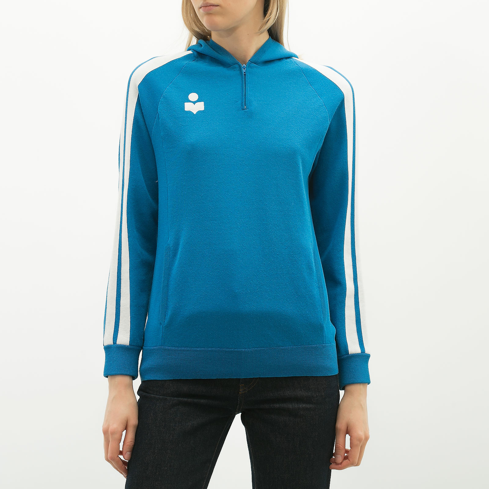 Худи голубого цвета Isabel Marant Etoile - фото из каталога магазина брендовой одежды Second Friend Store Худи Isabel Marant Etoile - купить оригинал в секонд-хенде SFS - 1