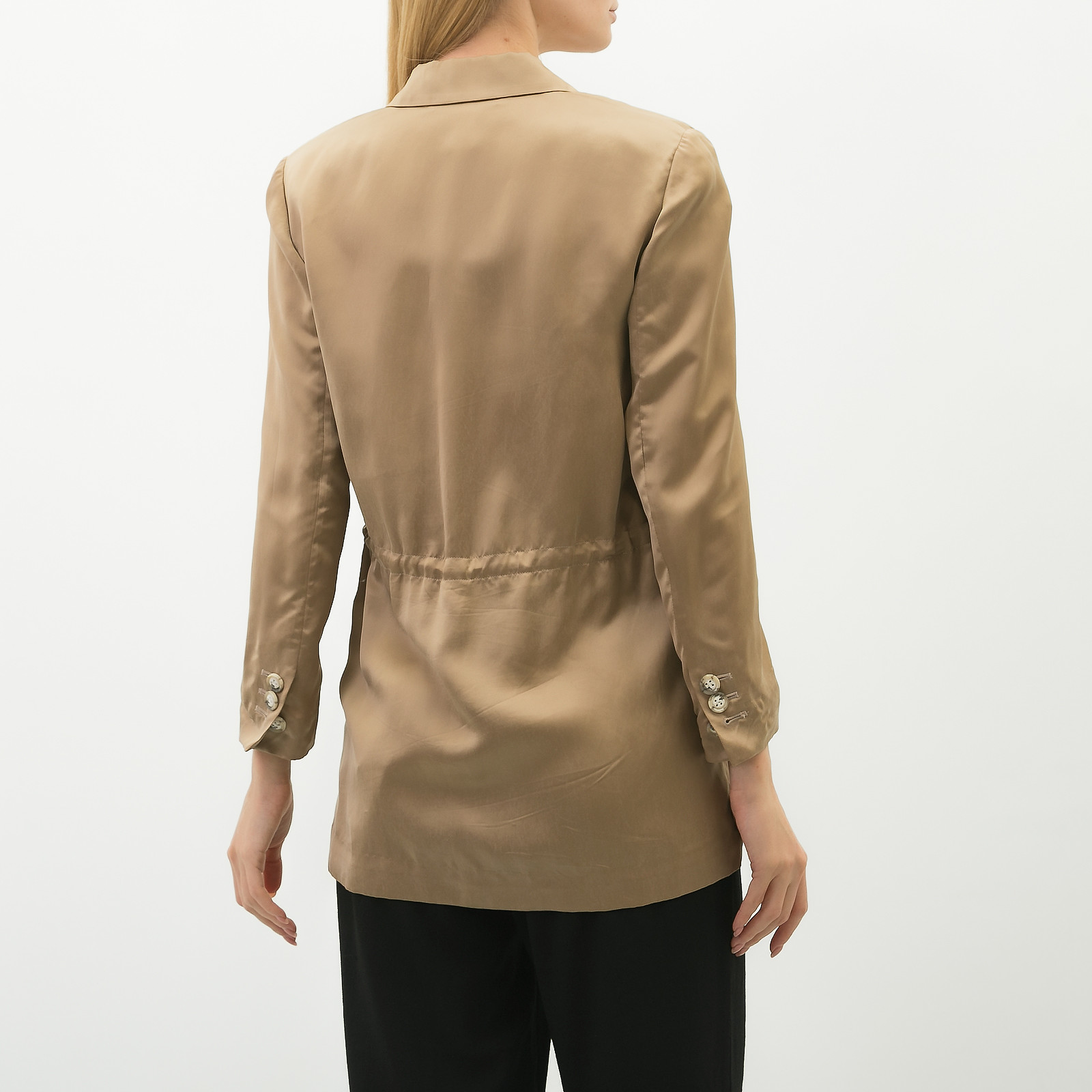 Пиджак коричневого цвета Diane von Furstenberg - фото из каталога магазина брендовой одежды Second Friend Store Пиджак Diane von Furstenberg - купить оригинал в секонд-хенде SFS - 2