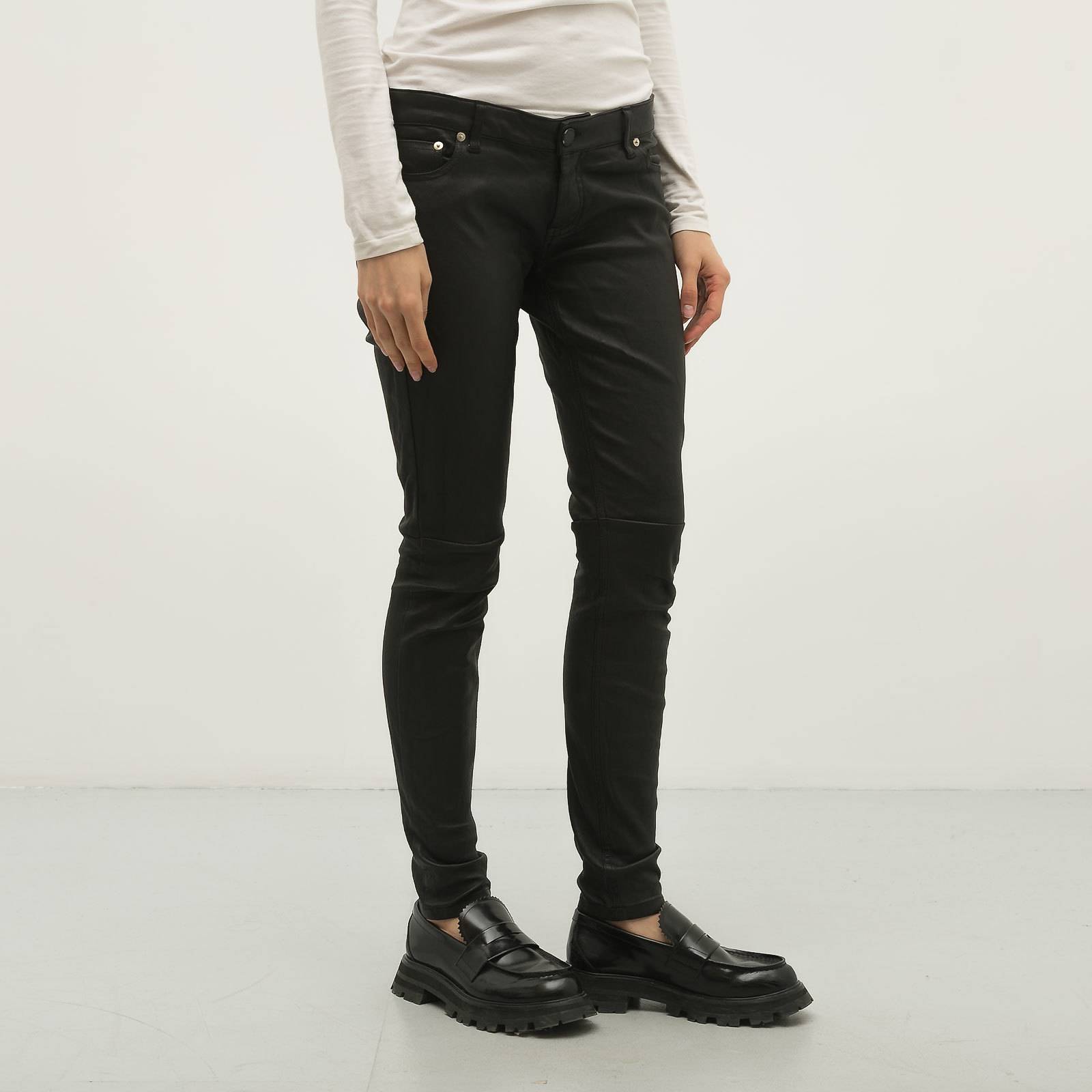 Брюки черного цвета Maje - фото из каталога магазина брендовой одежды Second Friend Store Брюки Maje - купить оригинал в секонд-хенде SFS - 2