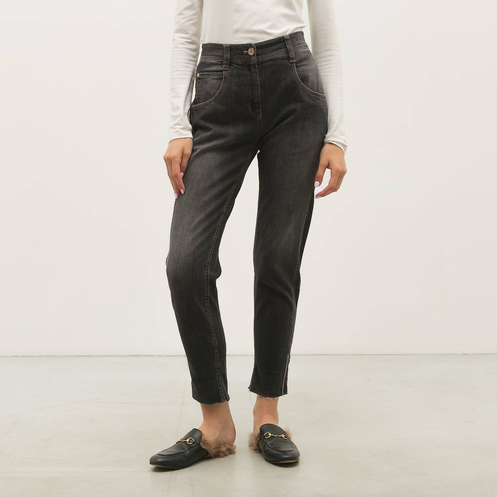 Джинсы Brunello Cucinelli серые, - купить за 15600 ₽ | SFS