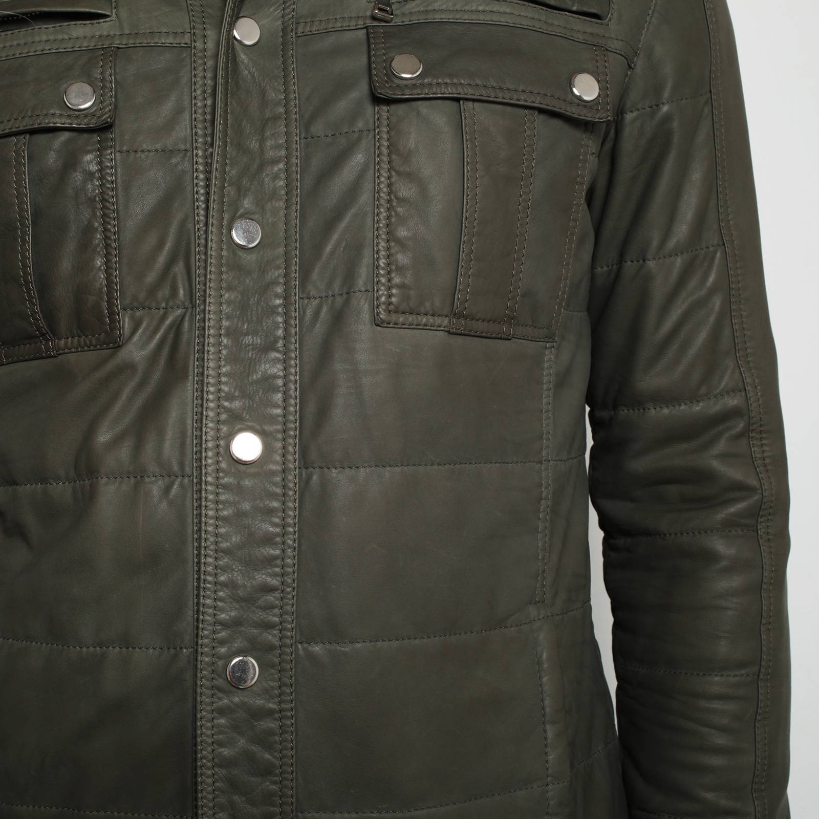 Кожаная куртка Balmain - купить оригинал в секонд-хенде SFS